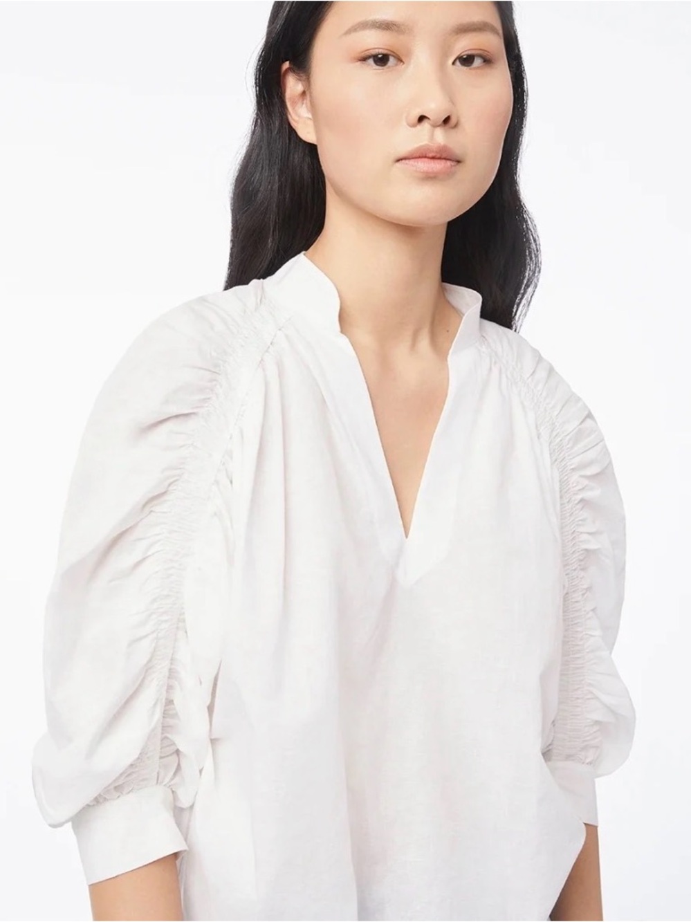 Frame - Ruched Cali Popover - Picture 3 of 5